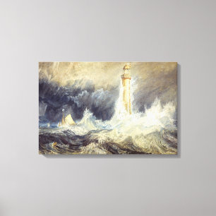 William Turner - Bell Rock Lighthouse Canvas Print