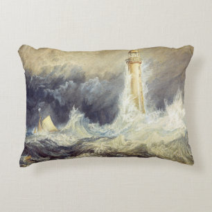 William Turner - Bell Rock Lighthouse Decorative Cushion