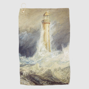 William Turner - Bell Rock Lighthouse Golf Towel