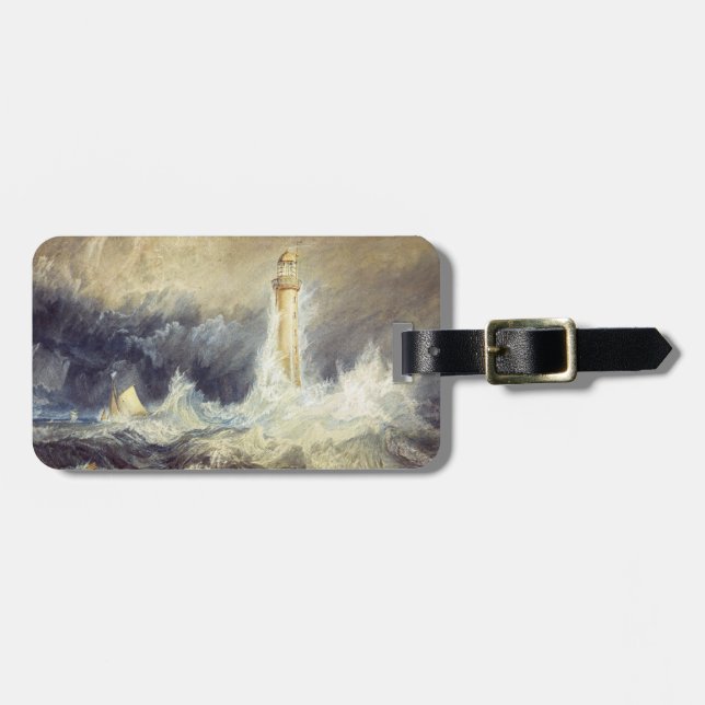 William Turner - Bell Rock Lighthouse Luggage Tag (Front Horizontal)