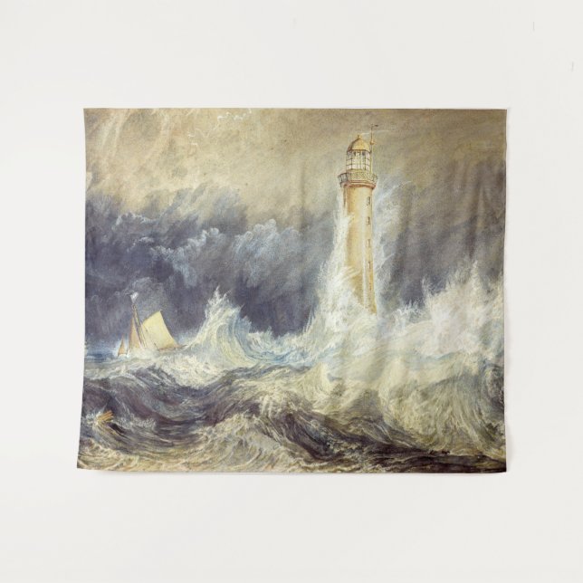 William Turner - Bell Rock Lighthouse Tapestry (Front (Horizontal))