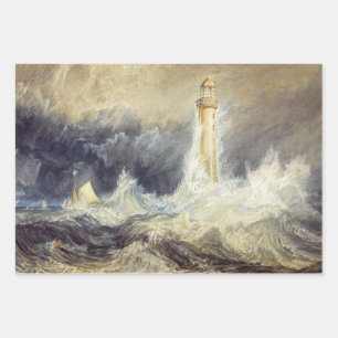 William Turner - Bell Rock Lighthouse Wrapping Paper Sheet