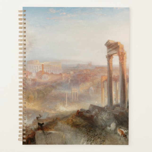 William Turner British - Modern Rome-Campo Vaccino Planner (Front)