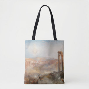 William Turner British - Modern Rome-Campo Vaccino Tote Bag