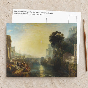 William Turner - Dido building Carthage Postcard