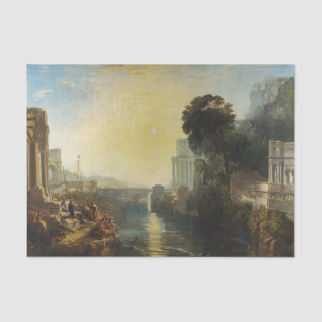 William Turner - Dido building Carthage Tissue Paper (Front)