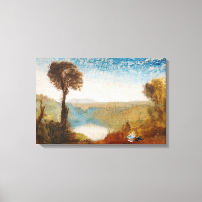 William Turner - Lake Nemi Canvas Print (Front)