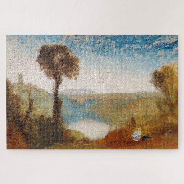 William Turner - Lake Nemi Jigsaw Puzzle (Horizontal)