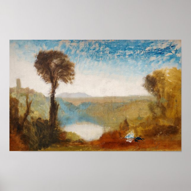 William Turner - Lake Nemi Poster (Front)