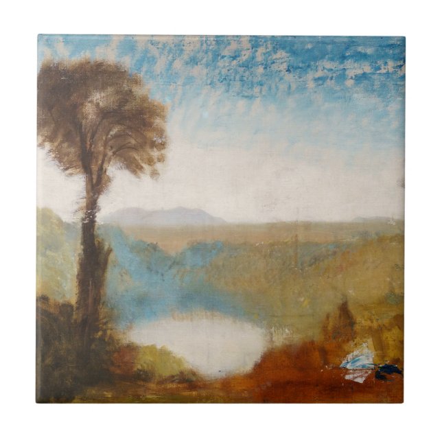 William Turner - Lake Nemi Tile (Front)