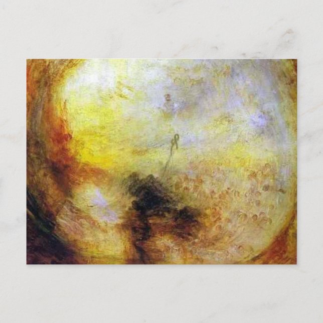 william turner, light and color (goethe's theory) postcard (Front)