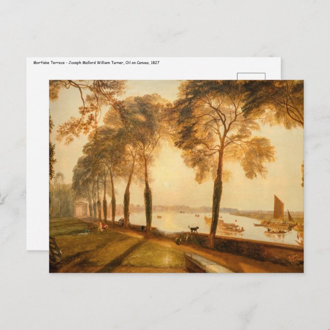 William Turner - Mortlake Terrace Postcard (Front/Back)
