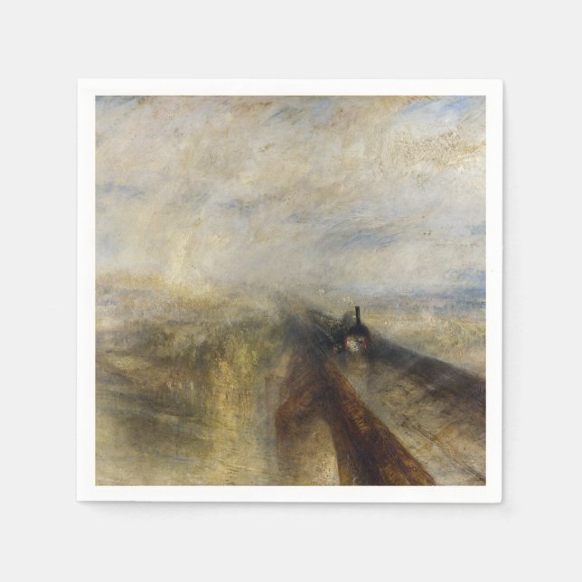 William Turner - Rain, Steam and Speed Napkin (Front)