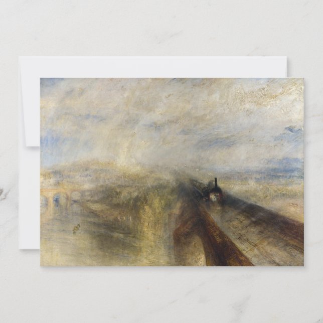 William Turner - Rain, Steam and Speed Thank You Card (Front)