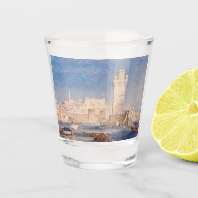 William Turner Rhodes Shot Glass (Front)