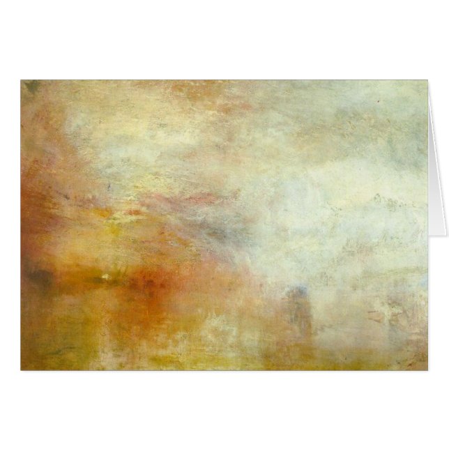 william turner - sun setting over a lake (Front Horizontal)