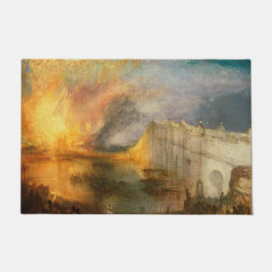 William Turner - The Burning of the Parliament Doormat