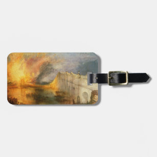 William Turner - The Burning of the Parliament Luggage Tag