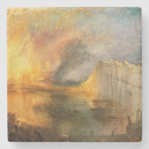 William Turner - The Burning of the Parliament Stone Coaster