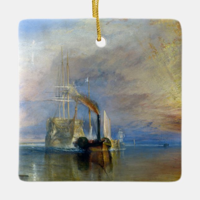 William Turner - The Fighting Temeraire Ceramic Ornament (Front)