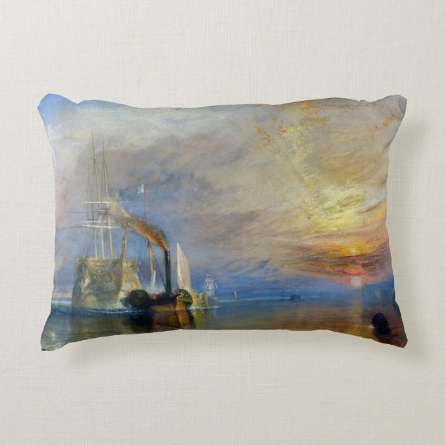 William Turner - The Fighting Temeraire Decorative Cushion (Front)