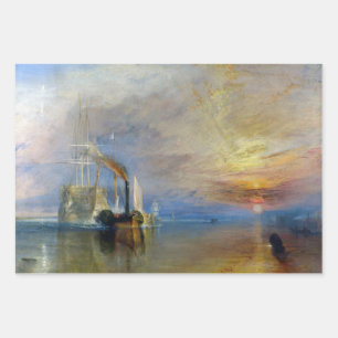 William Turner - The Fighting Temeraire Wrapping Paper Sheet