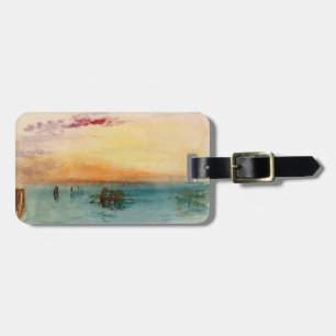 William Turner - The Lagoon near Venice at Sunset Luggage Tag