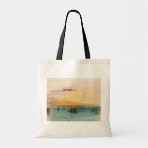 William Turner - The Lagoon near Venice at Sunset Tote Bag
