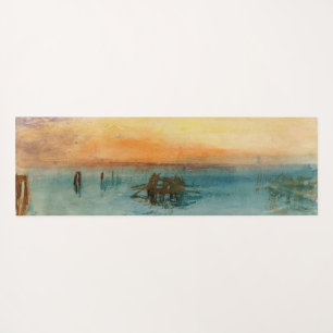 William Turner - The Lagoon near Venice at Sunset Yoga Mat