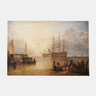 William Turner - The Sun Setting Through Vapour Doormat