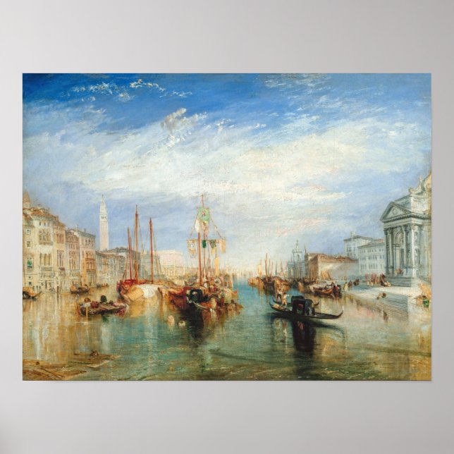 William Turner - Venice Porch Madonna della Salute Poster (Front)