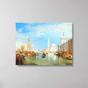 William Turner - Venice, The Dogana & San Giorgio Canvas Print