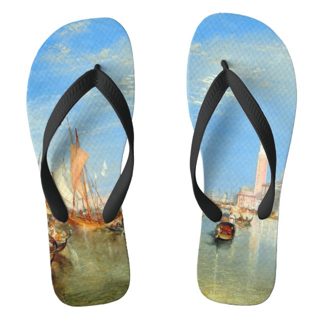 William Turner - Venice, The Dogana & San Giorgio Jandals (Footbed)