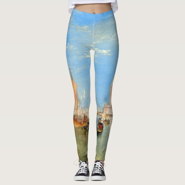 William Turner - Venice, The Dogana & San Giorgio Leggings (Front)