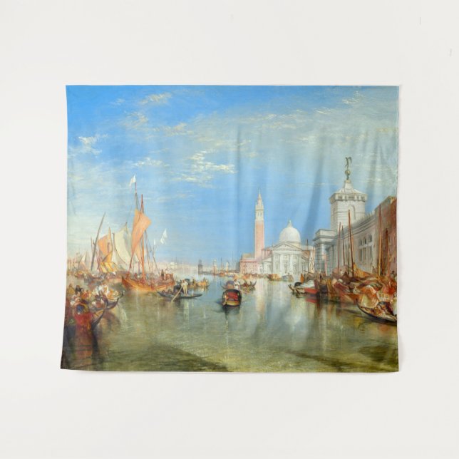 William Turner - Venice, The Dogana & San Giorgio Tapestry (Front (Horizontal))