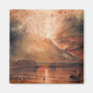 William Turner - Vesuvius in Eruption Magnet