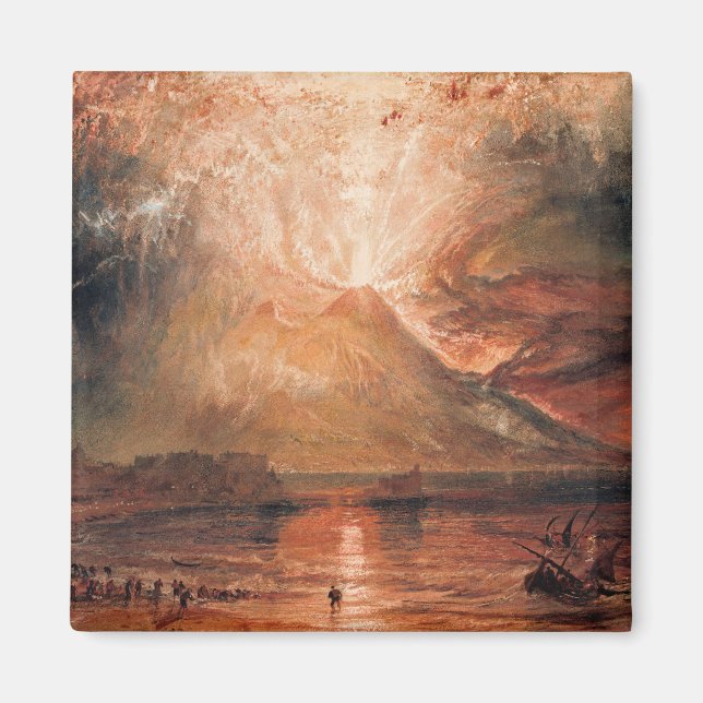 William Turner - Vesuvius in Eruption Magnet (Front)