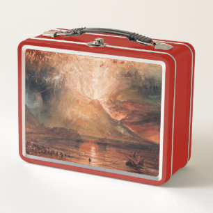 William Turner - Vesuvius in Eruption Metal Lunch Box