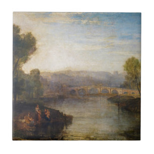 William Turner - View of Richmond Hill and Bridge Tile
