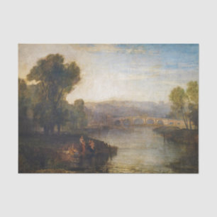William Turner - View of Richmond Hill and Bridge Tissue Paper