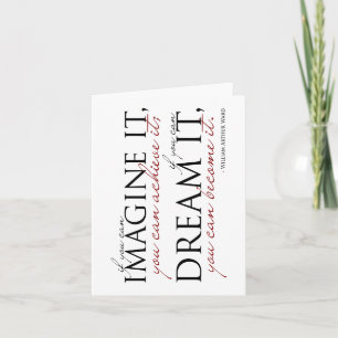 William Ward Imagine Quote Card