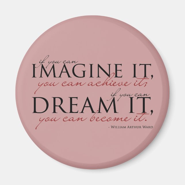 William Ward Imagine Quote Magnet (Front)