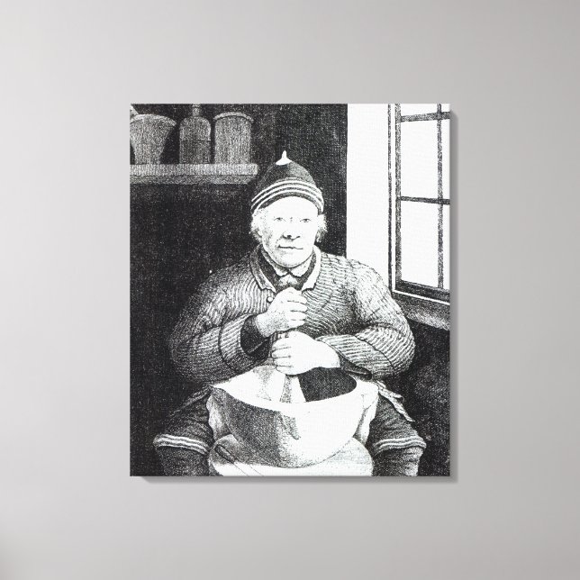 William Wilson, commonly called Mortar Willie Canvas Print (Front)