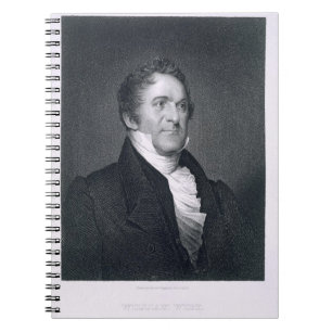 William Wirt (engraving) Spiral Notebook