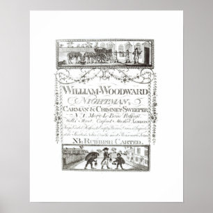 William Woodward, Nightman, Carman and Chimney Swe Poster