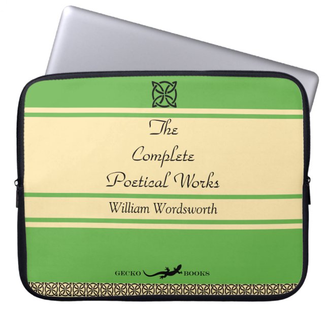 William Wordsworth Poems Retro Book Cover (Front)