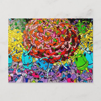 Williamburg Graffiti Art Postcard