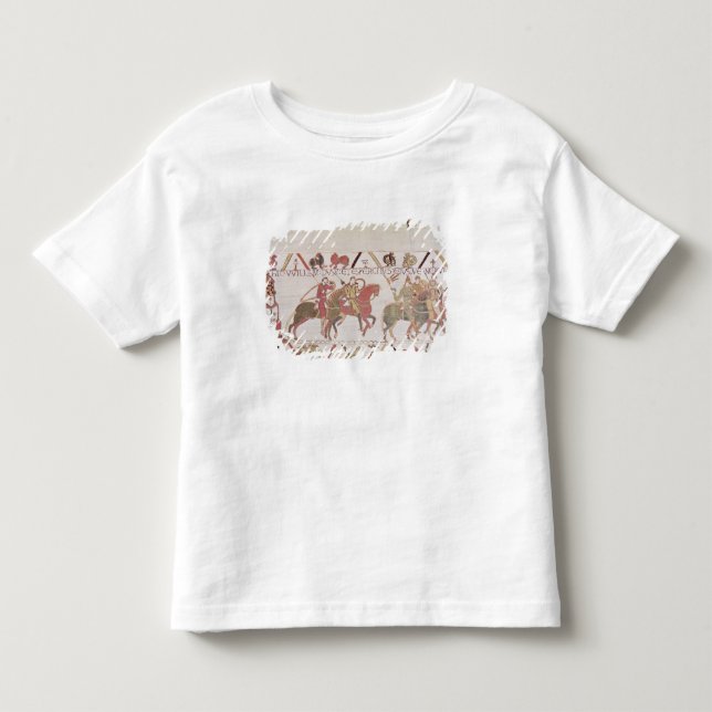 William's  army going to Mont Saint-Michel Toddler T-Shirt (Front)