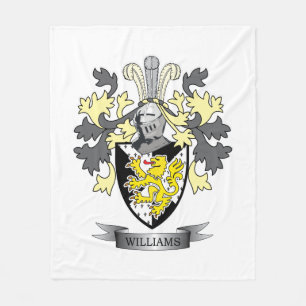 Williams Coat of Arms Fleece Blanket