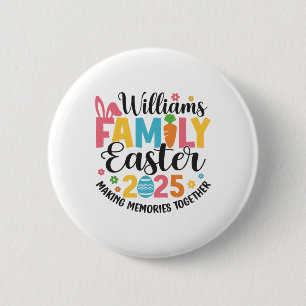 Williams Easter Family Matching 6 Cm Round Badge